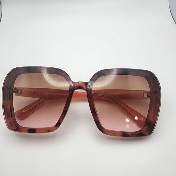 Martha Stewart Pink & Tortoiseshell Sunglasses main image 11